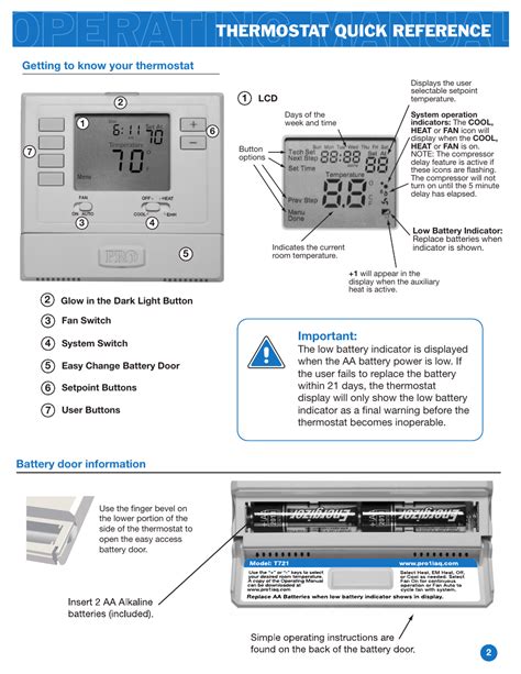 Purepro Thermostat User Manual