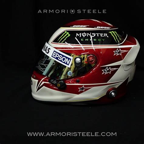 LEWIS HAMILTON 2019 SIGNED HELMET WHITE MIRRORED VISOR TRIBUTE 1:1 FUL ...