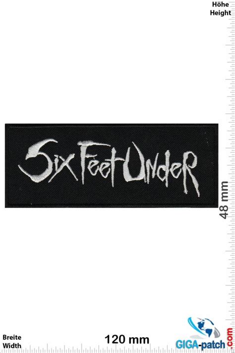 Six Feet Under - Patch - Back Patches - Patch Keychains Stickers - giga-patch.com - Biggest ...