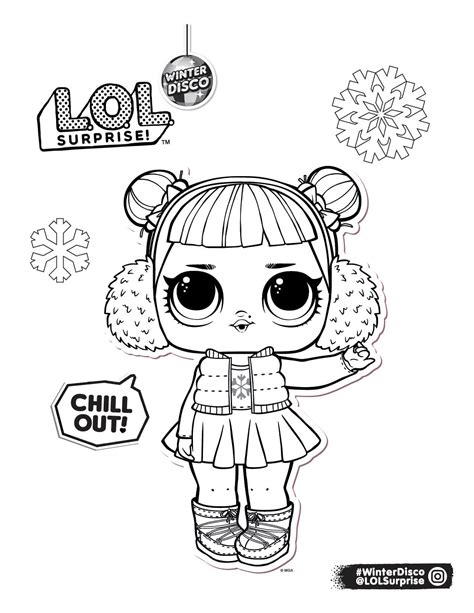 LOL Surprise Winter Disco coloring pages - YouLoveIt.com