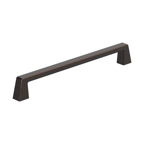 Amerock Blackrock 8 in. (203mm) Modern Oil-Rubbed Bronze Arch Cabinet Pull BP55282ORB - The Home ...