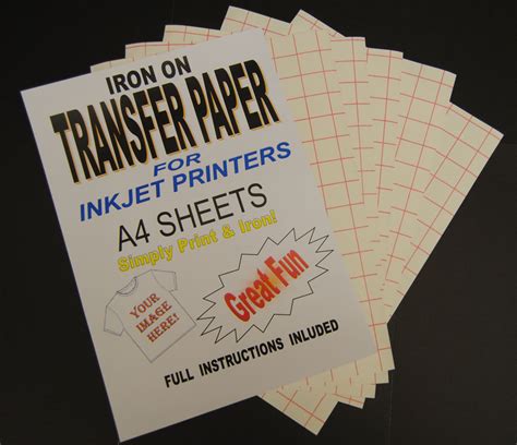 Printable Iron On Transfer Paper