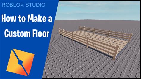 ROBLOX Studio Tutorials - How to make a Custom Floor - YouTube