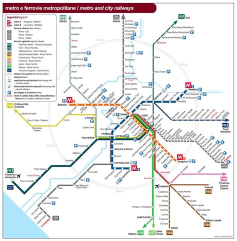 Rome Public Transport Map | Rome tourist, Rome map, Rome italy