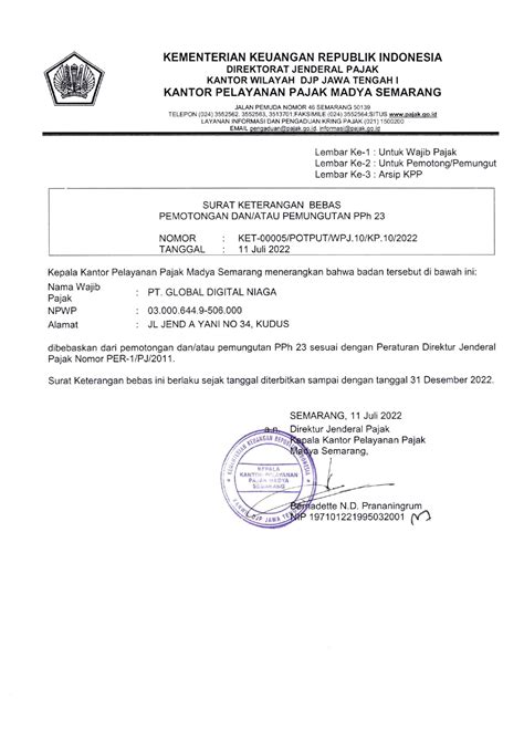 Contoh Surat Permohonan Bukti Potong Pph 23 Surat Permohonan Desain - IMAGESEE