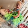 Pink and Teal Pebbles Cavegirl Inspired Tutu Dress Sz 9 Mo to 7-8 - Etsy