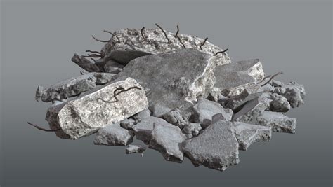 ArtStation - Concrete Debris | Game Assets