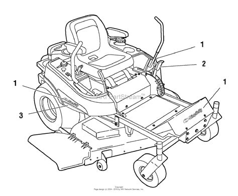 Simplicity 2690082 - Consumer Zero-Turn, 18HP Rider w/44" Mower Deck Parts Diagram for Decals ...