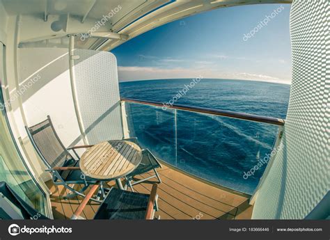 Cruise ship deck or balcony on trip to alaska Stock Photo by ©digidream 183666446