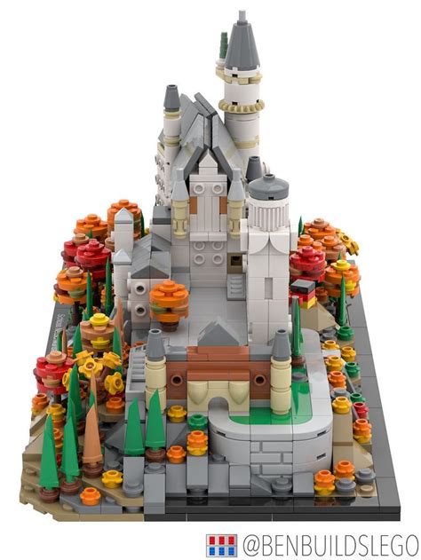 LEGO Neuschwanstein Castle [4] https://www.flickr.com/photos/149037708@N06/49873948831/ https ...