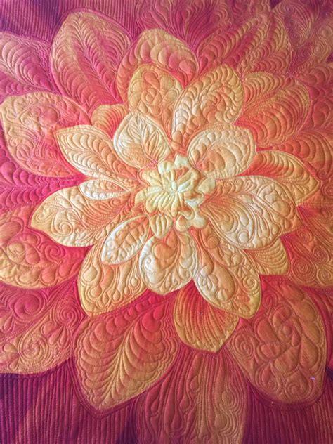 Hoffman dream big flower panel #hoffmandreambig | Quilt big, Flower quilts, Longarm quilting designs