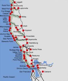 Map of the Ventura County in California. We lived in Piru, Ventura and ...