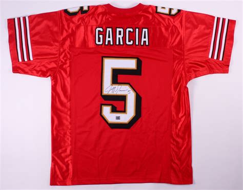 Jeff Garcia Signed 49ers Jersey (Garcia Hologram) | Pristine Auction