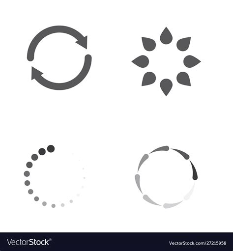 Loading icon design Royalty Free Vector Image - VectorStock