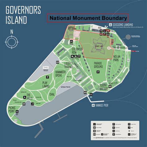 Governors Island National Monument | PARK MAP