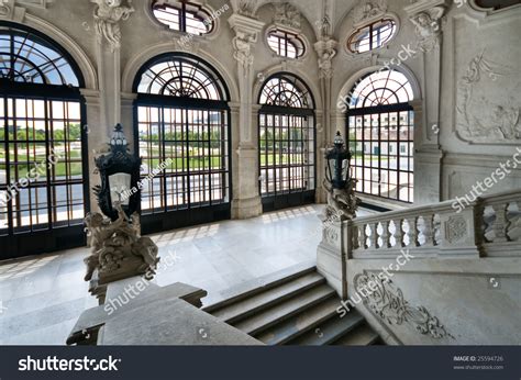 Interior Belvedere Palace Viennageneral Entrance Stairs Stock Photo 25594726 | Shutterstock