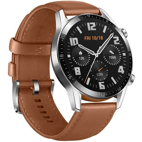 Huawei Watch GT 2 Latona B19V Classic Edition 46 mm - умен часовник с GPS за Android и iOS ...