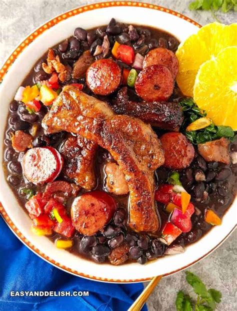 Feijoada Recipe (Brazilian Black Bean Stew) - Easy and Delish