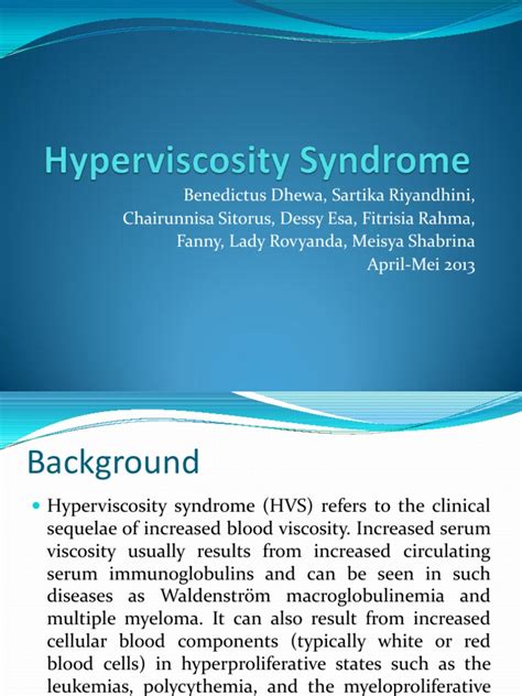 Hyperviscosity Syndrome | Multiple Myeloma | Heart Failure