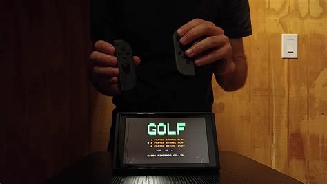 More evidence for the method of unlocking NES Golf on Switch, includes ...