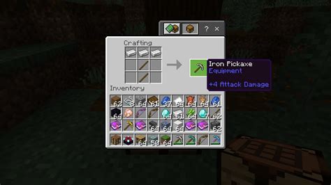 How to Make a Pickaxe in Minecraft