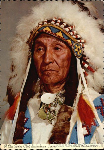 A Cree Indian Chief, Saskatchewan, Canada | North american indians, American indian art, Cree ...