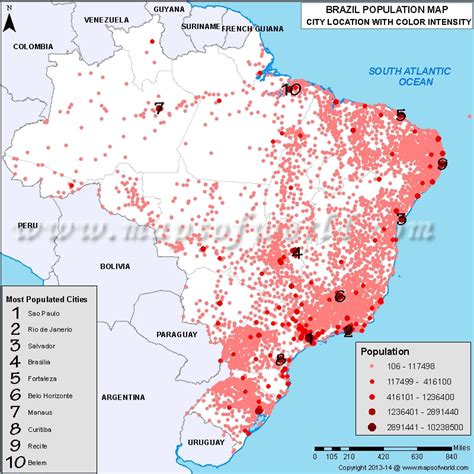 Para un día de viaje Final Amigo brazil population map mueble Halar ...