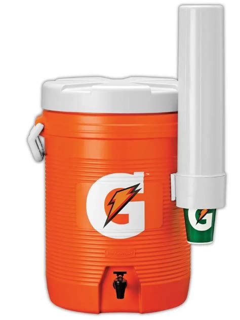 Gatorade® (49201) 5 Gallon Beverage Cooler w/Cup Dispenser, Orange