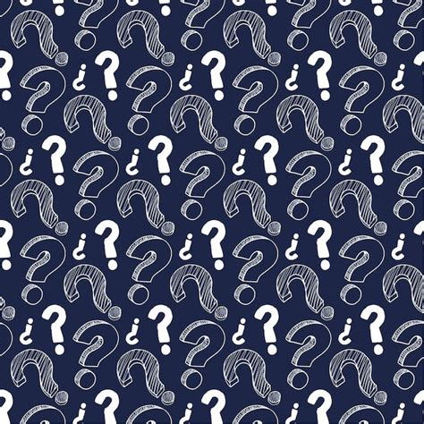 Free Vector | Hand drawn question mark pattern