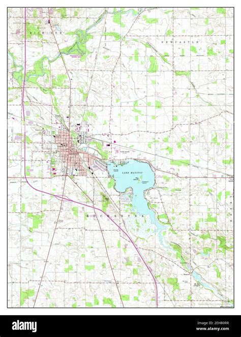 Rochester indiana map hi-res stock photography and images - Alamy