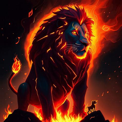 Fire lion | Lions photos, Lion wallpaper, Lion pictures