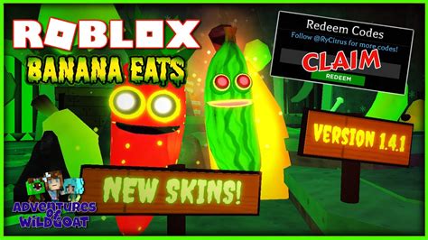 [FREE COINS] Banana Eats - New Skins - Roblox - YouTube