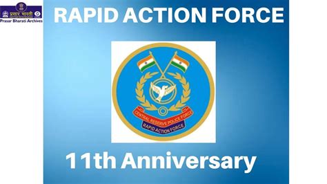 11th Anniversary of Rapid Action Force | RAF - YouTube