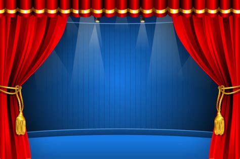 √ Red Curtain Powerpoint Template Free Download Lengkap