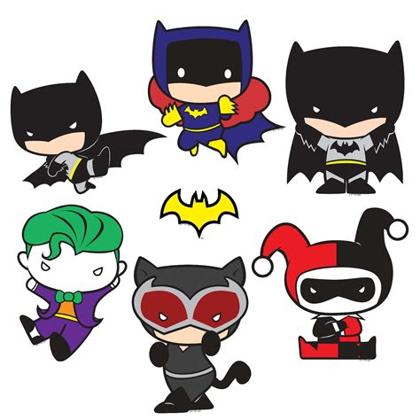 Buy Batman Chibi Sticker Pack Die Cut Deluxe Large Vinyl Stickers Variety Pack - Laptop, Water ...