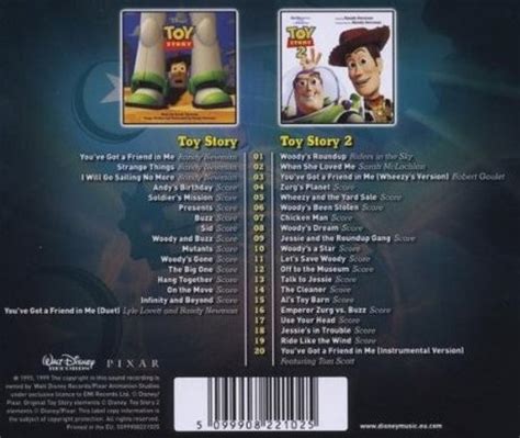 Film Music Site - Toy Story / Toy Story 2 Soundtrack (Various Artists, Randy Newman) - Walt ...