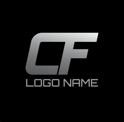 CF monogram logo design vector free 18800554 Vector Art at Vecteezy