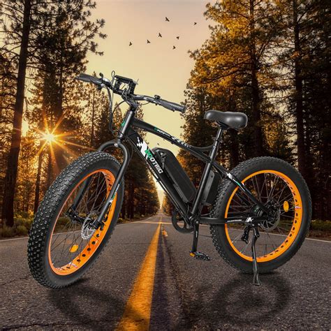 Ecotric Fat Tire Beach Snow Electric Bike-Orange – E-Bikes Collection