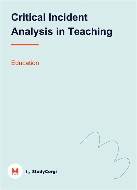 Critical Incident Analysis in Teaching | Free Essay Example