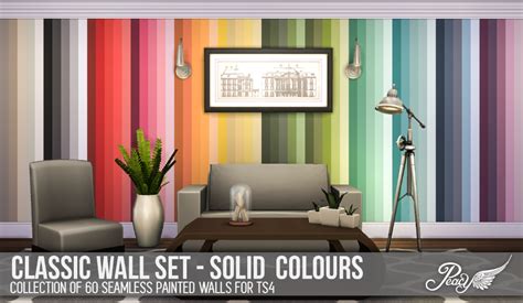 Simsational Designs: Classic Walls For TS4 - Solid Colours | Classic wall, Sims 4, Sims 4 cc ...