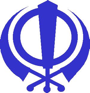 The Khanda to the left is the Sikh symbol and its meaning will be ...