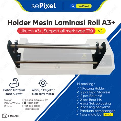 MESIN Laminating Holder Roll Lamination Machine A3 | Shopee Malaysia