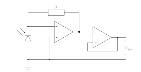 operational amplifier - Electronics interface circuit for PIN ...