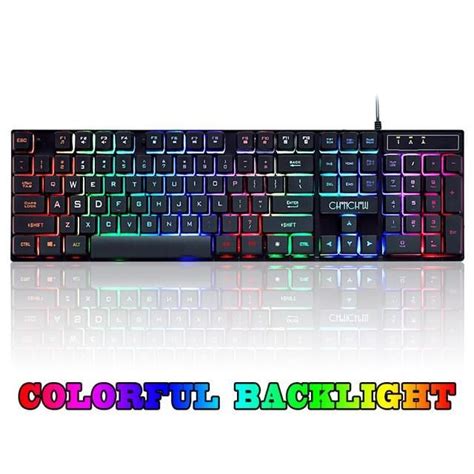 Chonchow Gaming Keyboard Rainbow Backlit | Keyboard, Mechanic, Keyboards