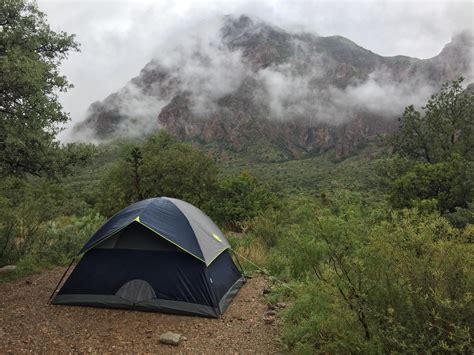 Not a bad view, from the Chisos Basin Campground in Big Bend National Park, TX. : r/camping