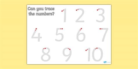 Number Formation Worksheets 1-10 | Twinkl (Teacher-Made)