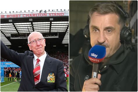 Gary Neville pays heartfelt tribute to Sir Bobby Charlton