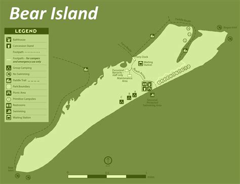 Bear Island Map | North Carolina, U.S. | Detailed Maps of Bear Island