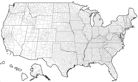 Latest Cb 20180506173237 Us Blank County Map 1 | Globalsupportinitiative | Blank Us County Map ...