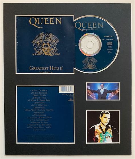 QUEEN Greatest Hits II Album Display With Authentic Cd | Etsy